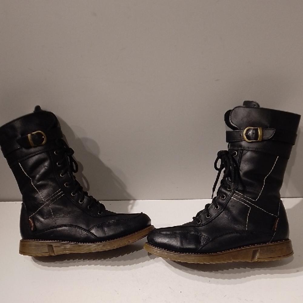 Saute Mouton Marlène Leather Boots